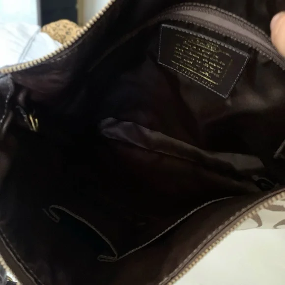 NWOT Coach 2-Way Signature Monogram Bag - Picture 8 of 9